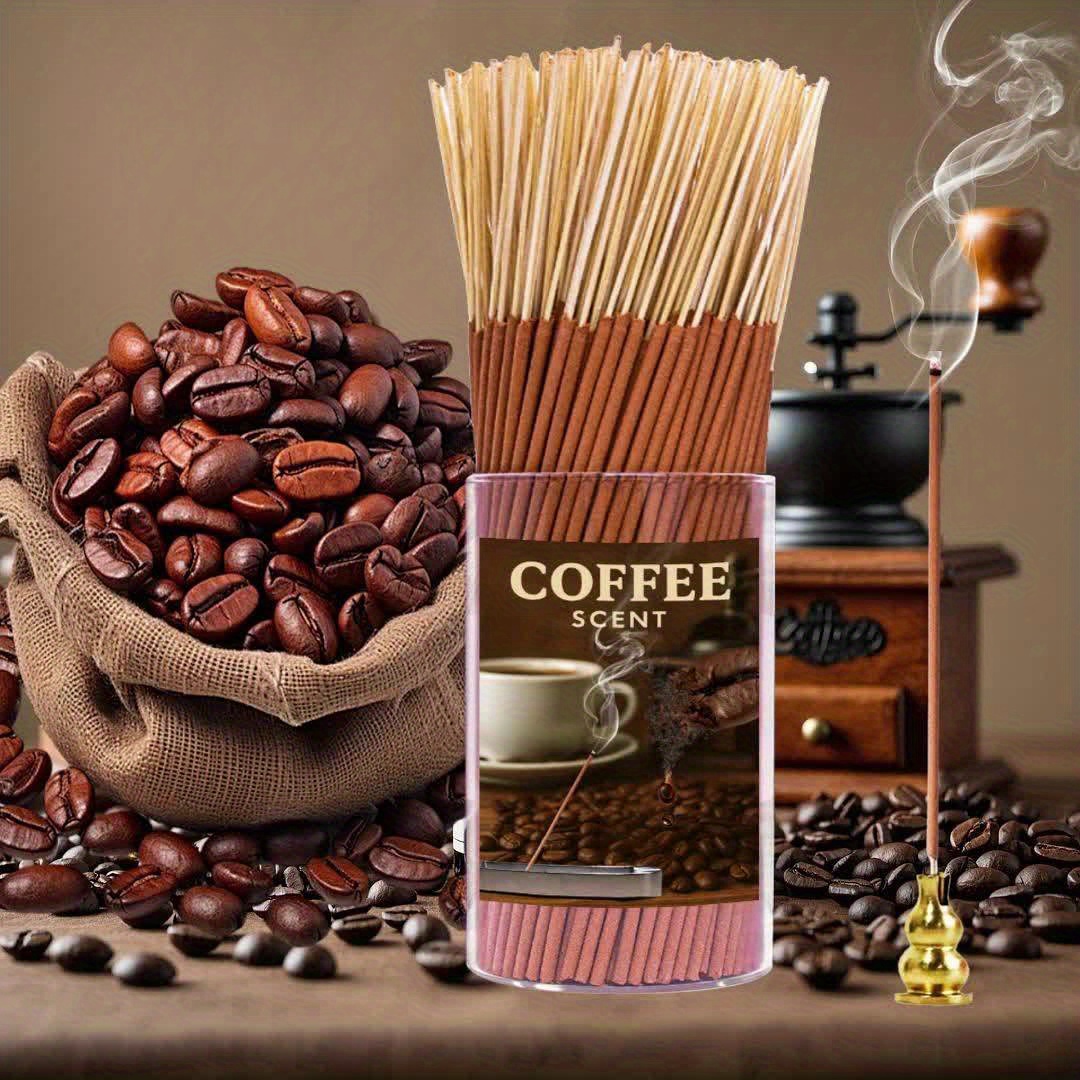 Home Fragrance Non Toxic - Coffee-Flavored Premium Natural Incense Sticks, 22cm