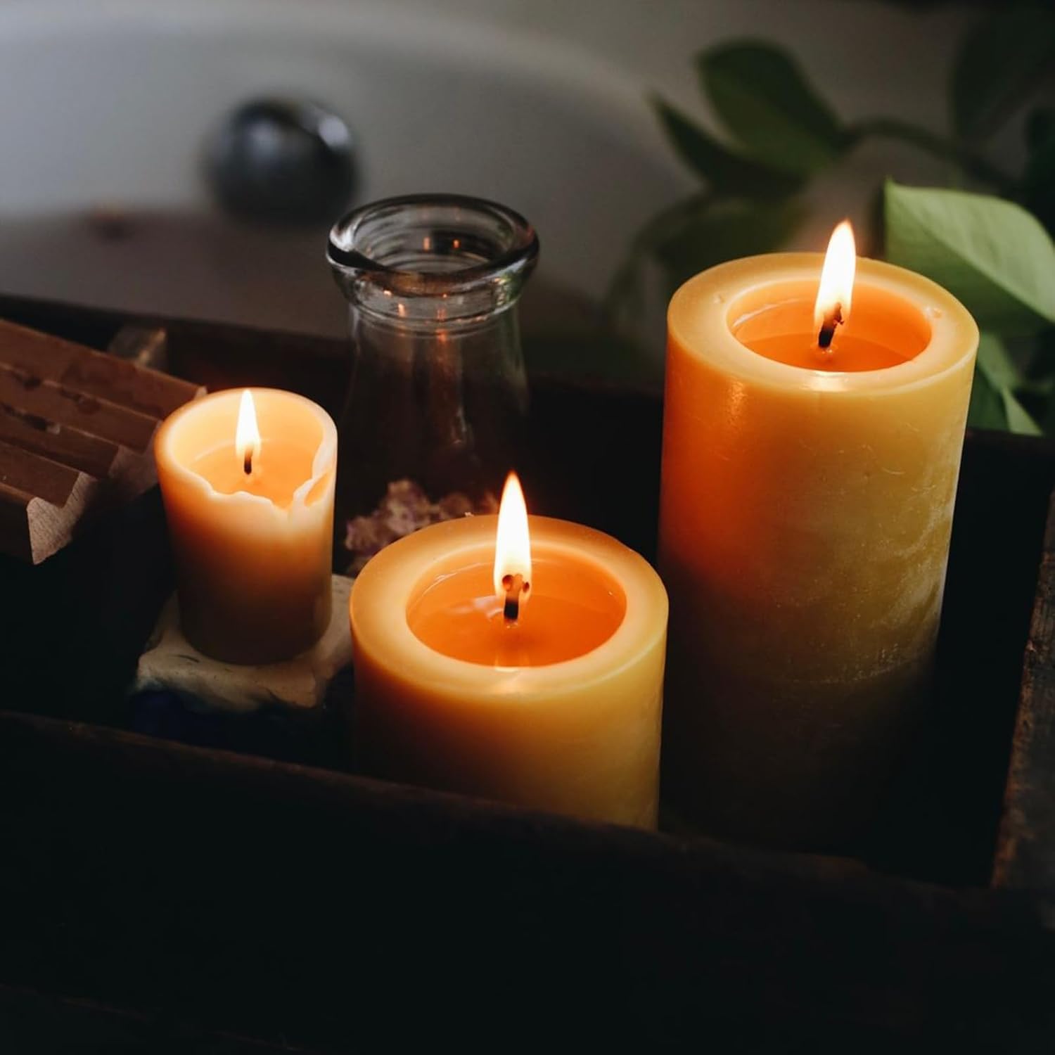 Beeswax Candles Set of 6, Non  - Home Fragrance Non Toxic 评论和价格