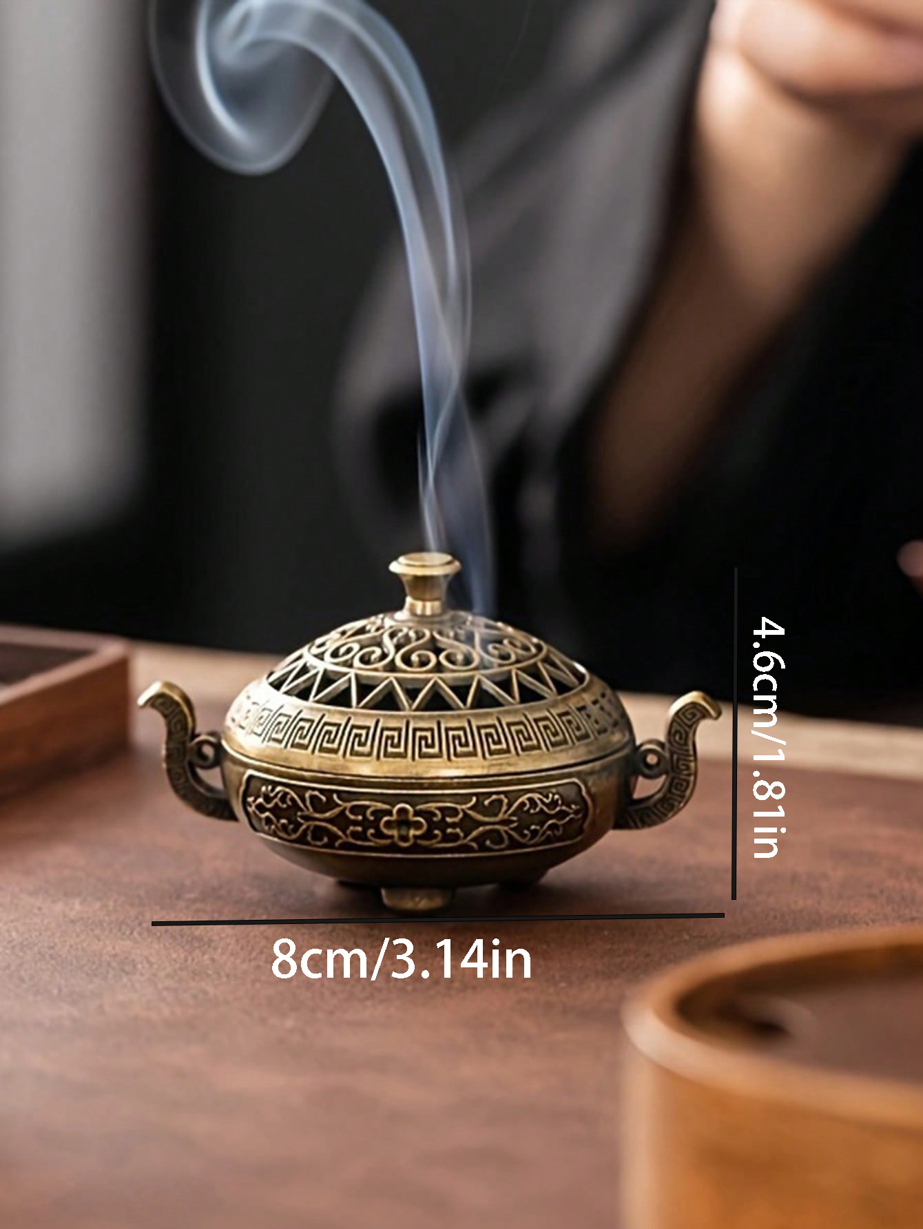 Nepal Style Brass Incense Burn - Home Fragrance Gift 评论和价格