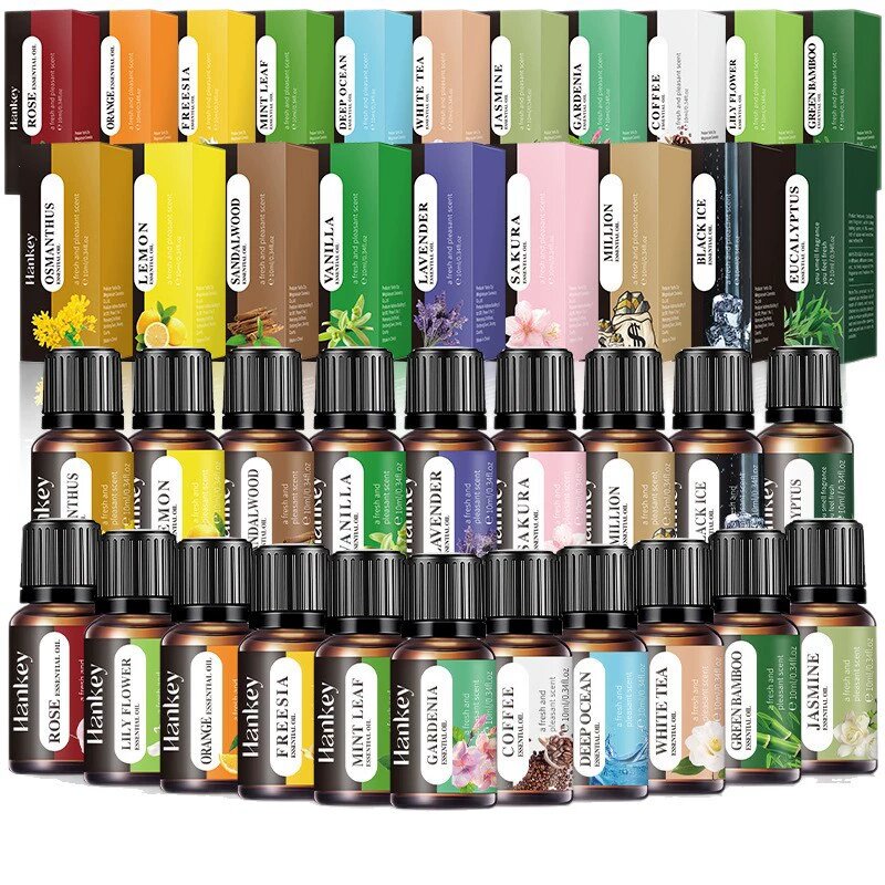 20 Flavors 10ml Essential Oils - Home Fragrance Oud 评论和价格