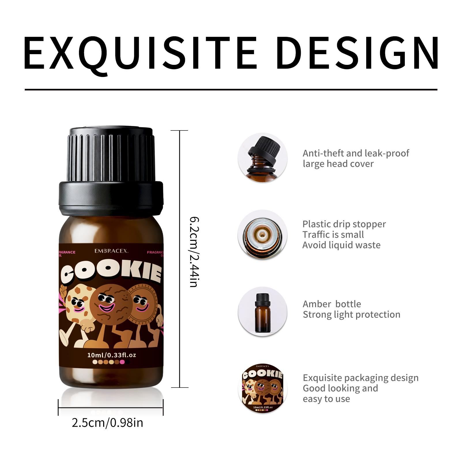10ml Cookie Fragrance Oils For - Home Fragrance Gift 评论和价格